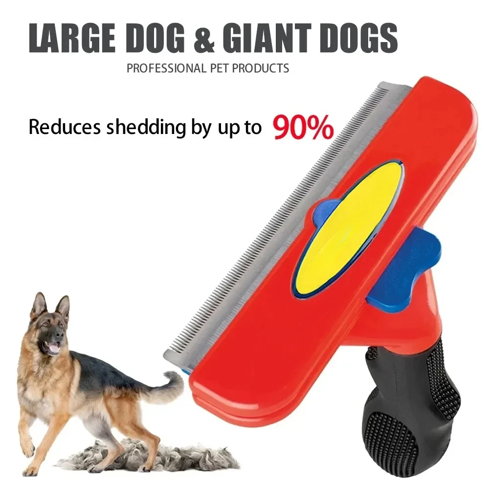 

Large Dog Hair Removal Comb Big Dog Brush Pet Grooming Brush Cat Comb Dog Hair Massage Comb Cat Hair Remover Cleaning Grooming