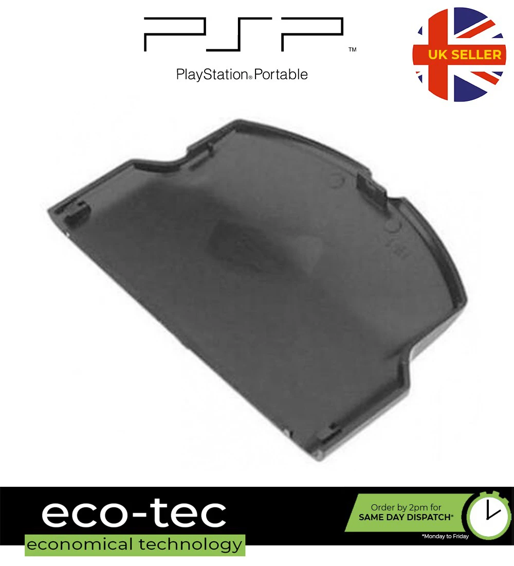 Para PSP Serie 3000 - Tapa de batería de repuesto negra