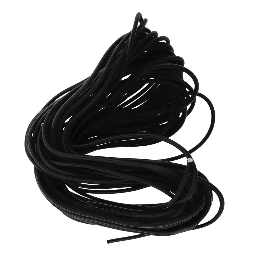 

Wear Resistant Elastic Shock Cord Resistant Bungee Rope Tie Down for Boat Trailer Roof Rack Ground Sheet