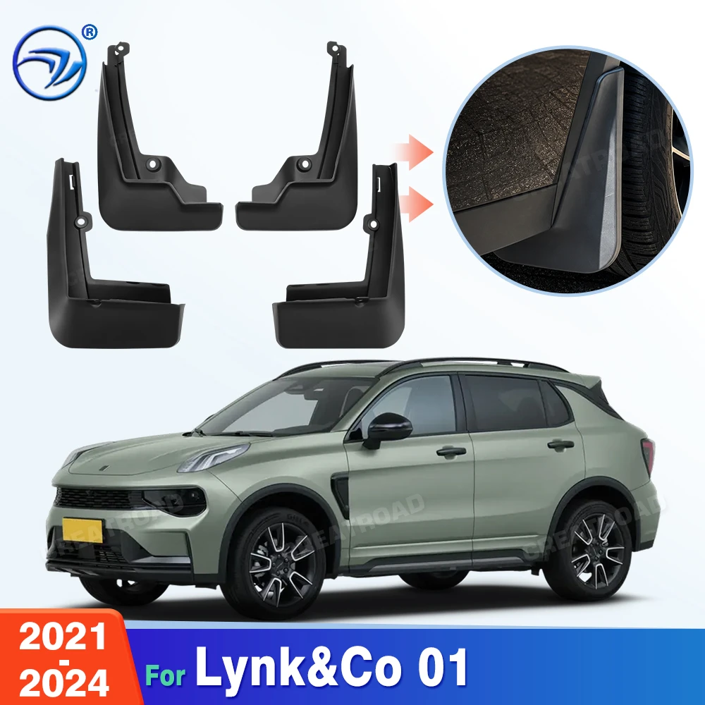 

For Lynk&Co 01 2021 2022 2023 2024 Fender Mudflaps Splash Guards Mudguards Mud Flaps Car Accessories