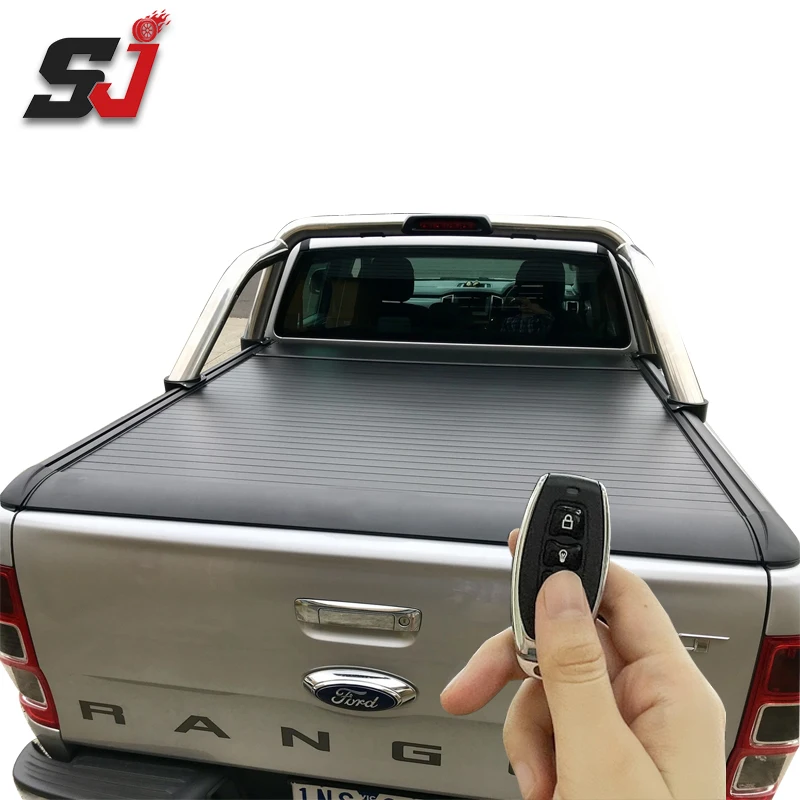 Factory Other Exterior Accessories Electric Roller Lid Pickup Tonneau Cover for Hilux Dmax Navara BT50 Triton L200 Ranger T6 T7