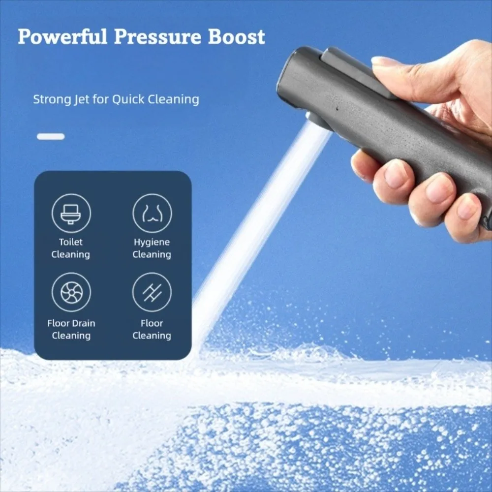 

ABS Handheld Bidet Sprayer Wall Bracket No Punch Toilet Bidet Faucet Self Cleaning Bathroom Bidet Spray Bathroom Toilet Cleaning