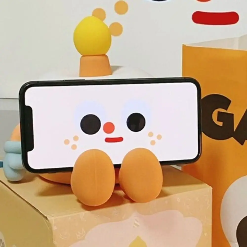 Cartoon Birthday Cake Light USB Rechargeable Soft Silicone LED Night Lamp Eye Protection Kawaii Bedside Atmosphere Light