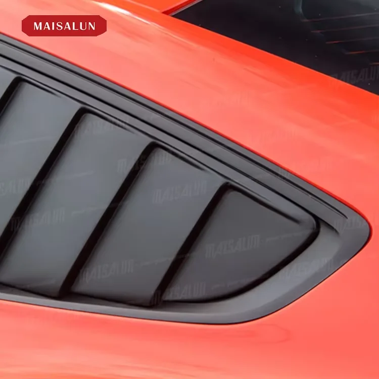 Carbon Fiber Window Shutters Trim for   Exterior Upgrade Body Kit Auto Parts USA