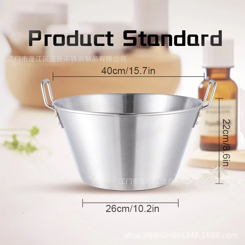 Commercial punching 201 stainless steel washing basket filter basket stainless steel drain basket
