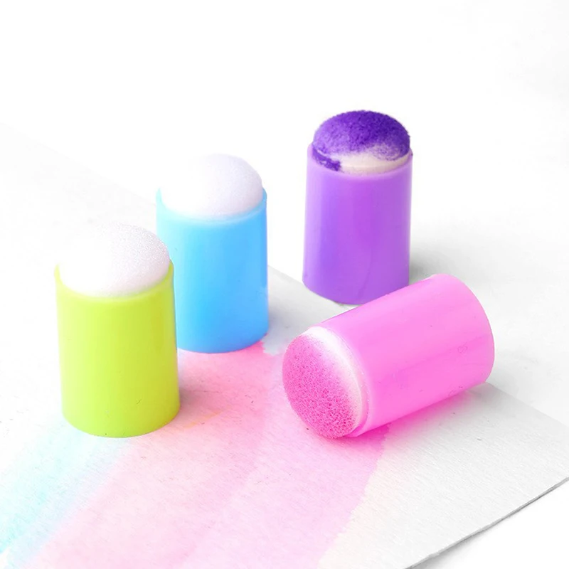 손가락 스펀지 페인트 도구 25개 세트 바디 페인팅 드로잉 스펀지 초크