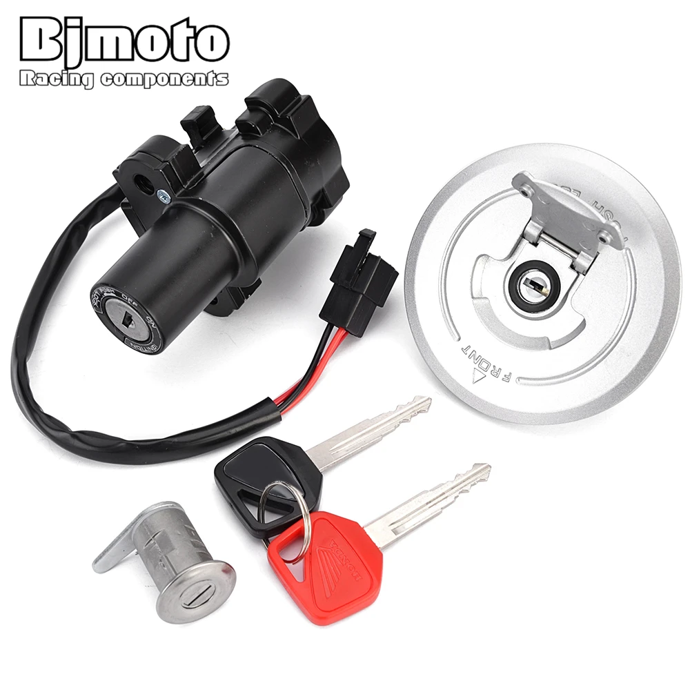 Fuel Gas Cap Ignition Switch Seat Lock with Key Kit For Honda 35010-MFC-640 CB250 CB 250 Hornet 250 FMX650 FMX 650 2005-2006