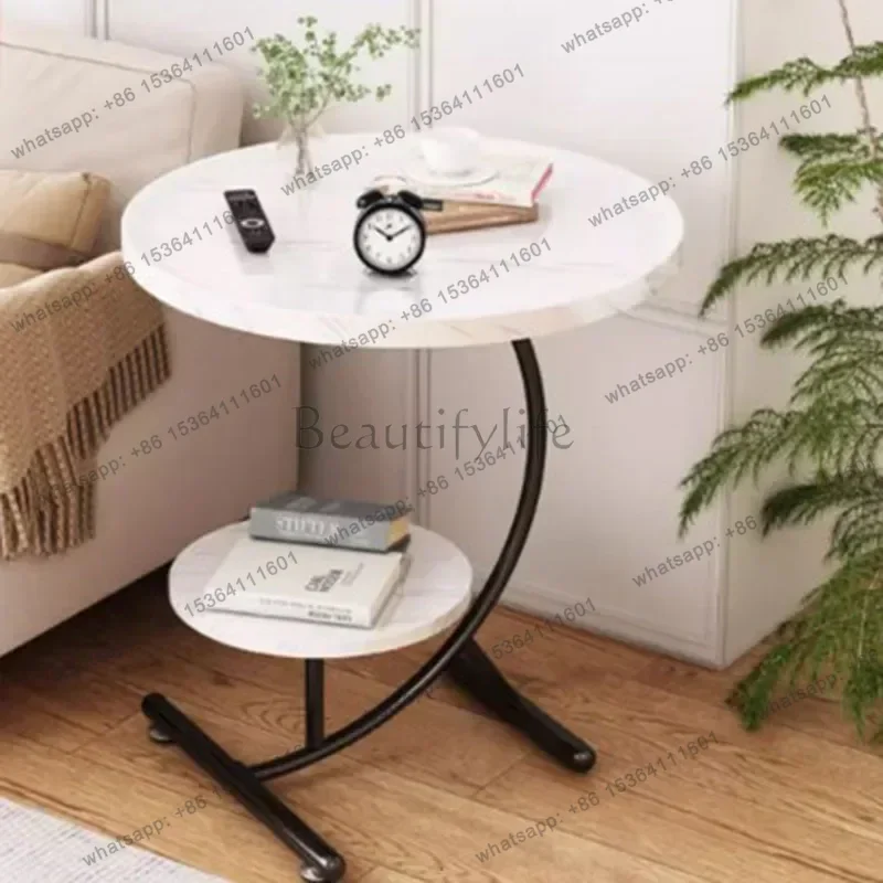 LD Luxury Decoration Side Table Modern Kitchen Designer Books High Standing  Moving Mesa Auxiliar Living Room Furniture