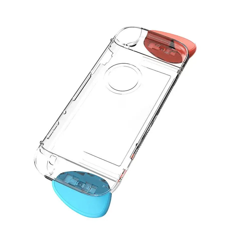 For Switch2 Host Split Crystal Transparent Shell NS 2 With Large Medium Small Grip Protective Shell PC Hard Cover Accessories