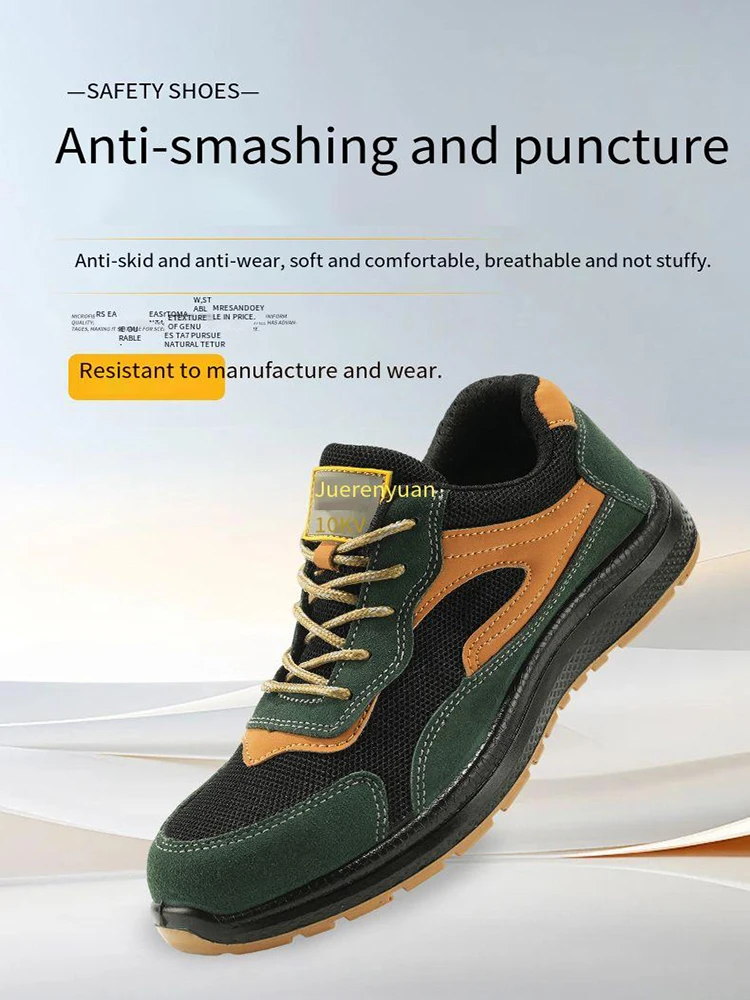 Four Season Labor Protection Shoes Men's Protective Shoes Construction Site Anti Smashing Anti Stabbing Shoes Anti Slip Shoes