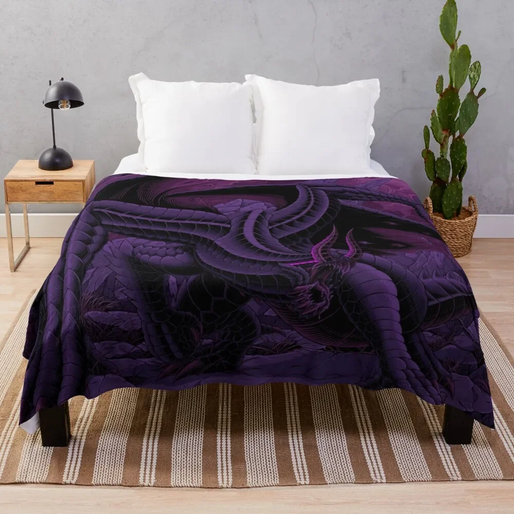 MONSTER HUNTER GORE MAGALA Throw Blanket Cozy Throw Blanket for Bed Sofa Chair