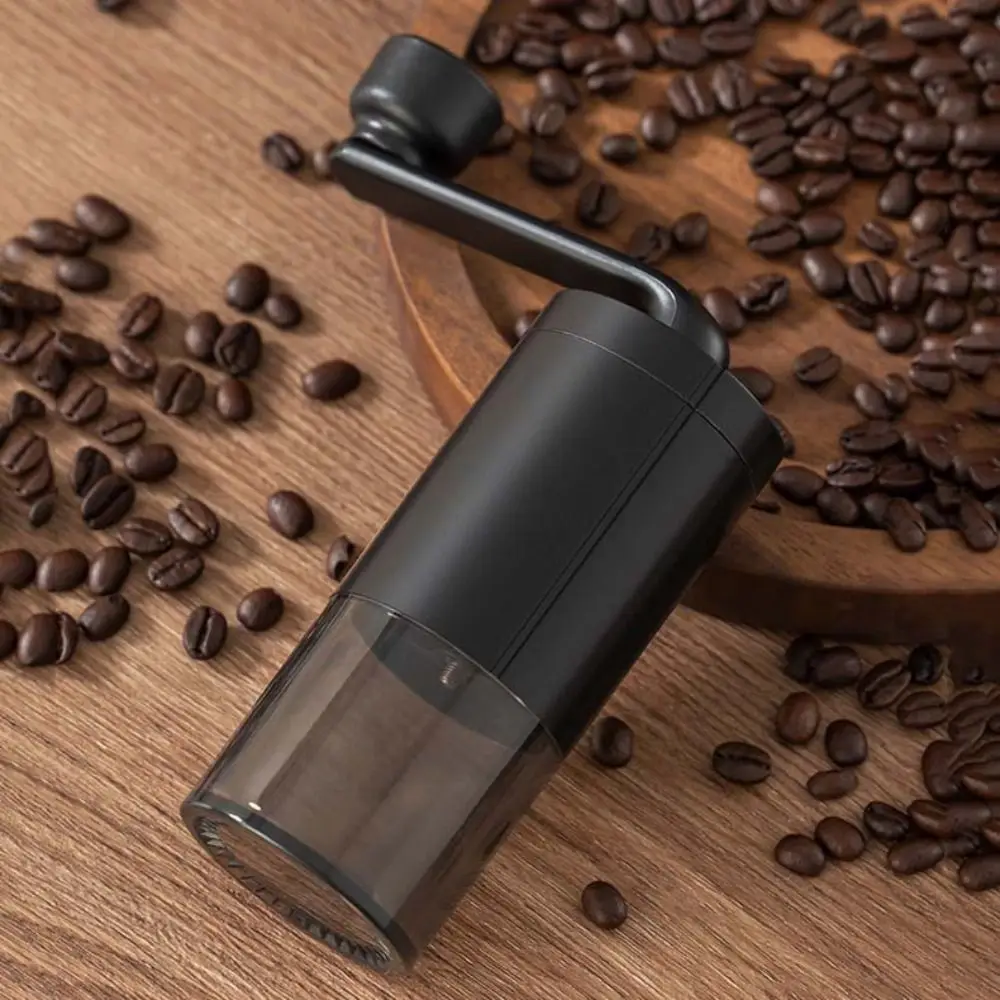 Manual Hand Crank Coffee Grinder Ceramic Grinding Core Plastic Coffee Bean Mill Adjustable Coffee Grinding Machine Kitchen