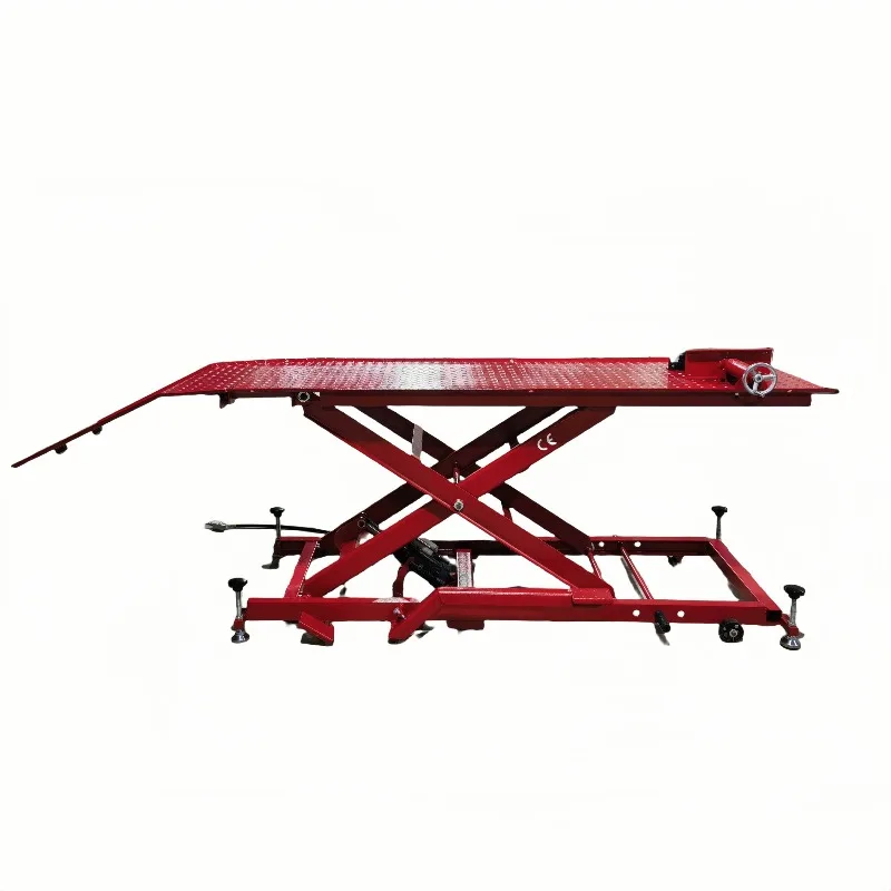 

2025 New StyleHigh Quality Pneumatic Motorcycle Scissor Lift Table ATV Repair Tool With CE Certification