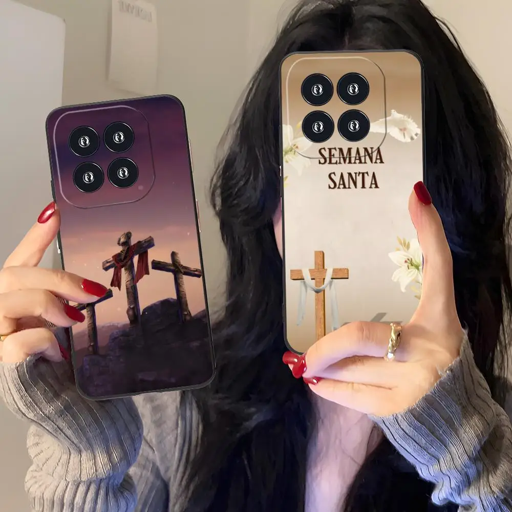 

Чехол для мобильного телефона Semana Santa для Xiaomi 15 14 13 12 Mi 11 T Ultra Lite Pro S X 5G с цветным принтом, защитный красивый роскошный чехол