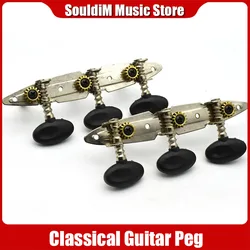 3R3L Boat Shape Classical Guitar Tuning Peg Machine Heads String Tuners Key Wooden Guitar Accessories