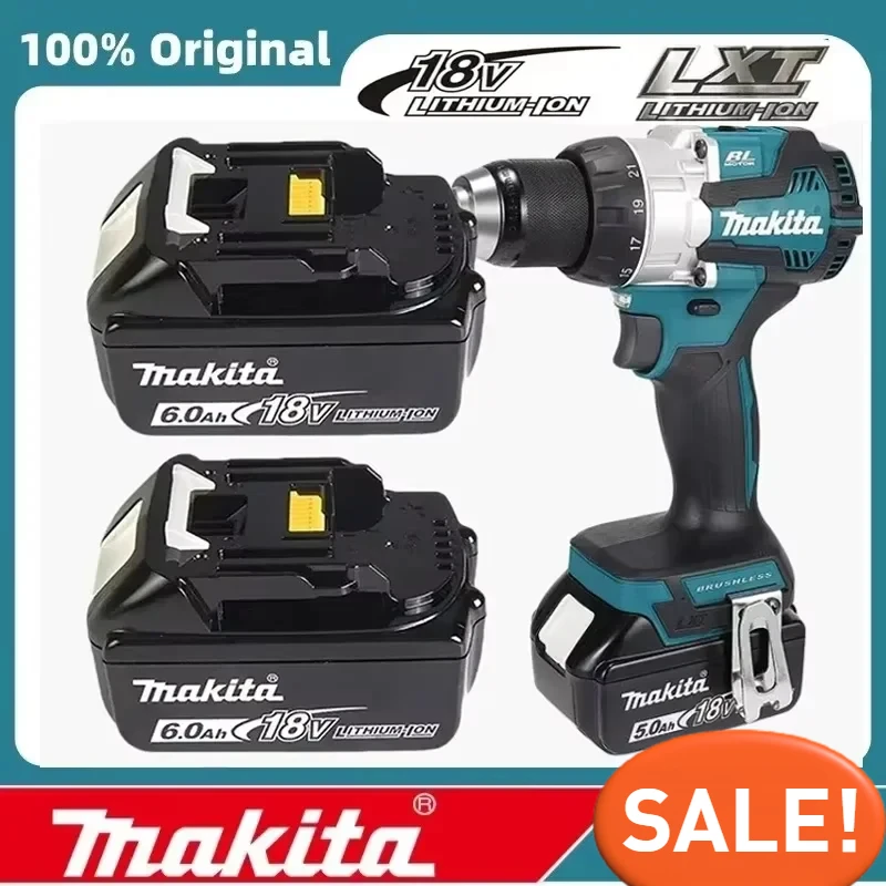 

100%Original Makita 6Ah/5Ah/3Ah Makita 18V Battery BL1830B BL1850B BL1850 BL1840 BL1860 BL1815 Replacement Lithium Batter