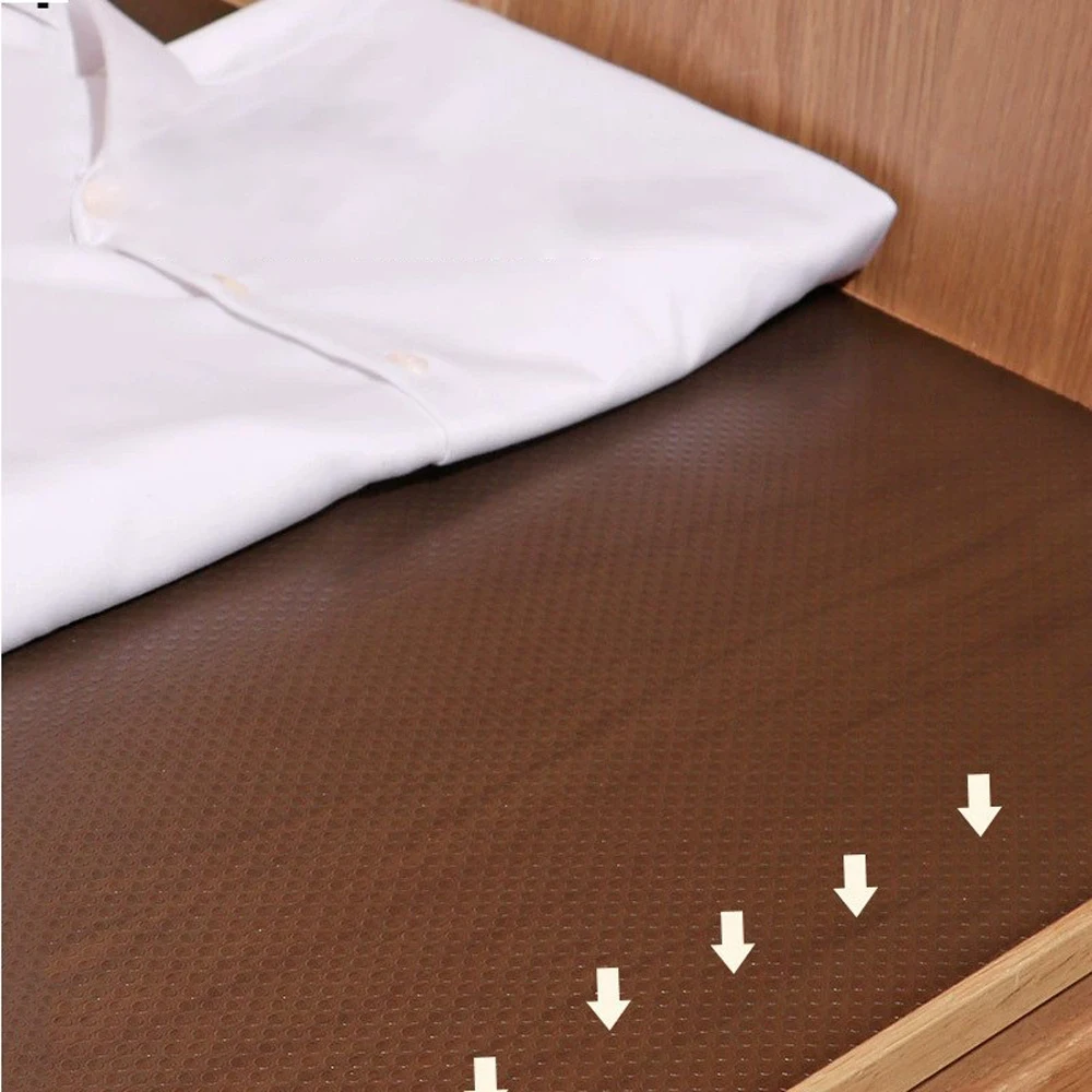 1 roll 30cmx150cm Translucent PEVA Drawer Mat Kitchen Refrigerator Waterproof Mat Anti-slip Cabinet Mat Can Be Cut Shelf Liner