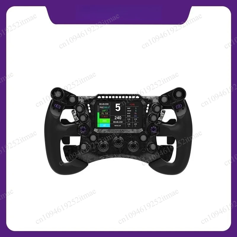 290GP Forged Carbon Fiber Racing Simulator Steering Wheel With F1 Style Paddle Shifter