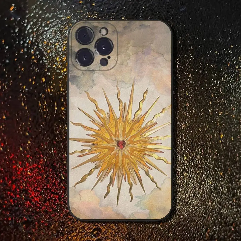 حافظة هاتف بتصميم فني من عصر النهضة لهاتف آيفون 16,15,14,13,12,11 Plus,Pro Max,XS,X,XR,SE,Mini,8,7,غطاء أسود من السيليكون الناعم