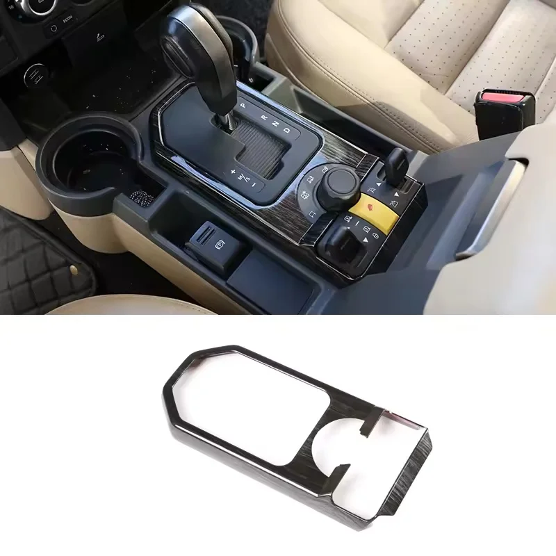 For Land Rover Discovery 3 LR3 L319 2004-2009 Car Center Control Shift Panel Frame Decorative Sticker Car Interior Accessories