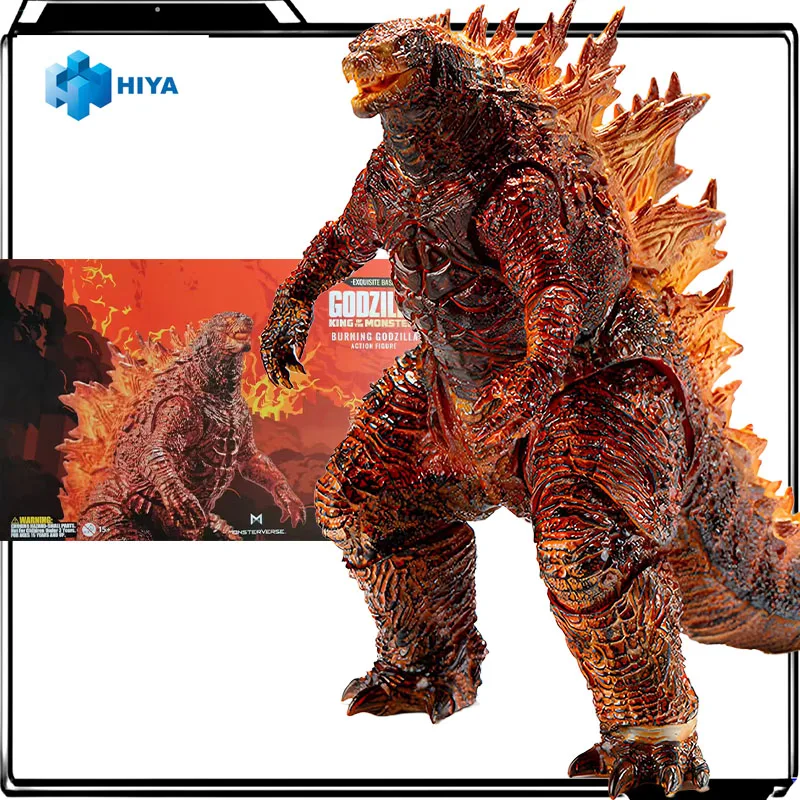 

HIYA Original Burning Godzilla Godzilla: King of The Monsters Anime Figures Toys Boys Christmas Gift Collectible Model Ornaments