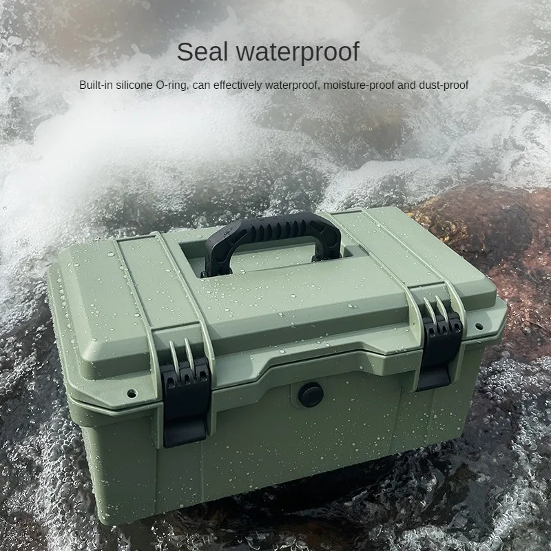 Portable Thicken Plastic Tool Box Waterproof Household Hardware Toolbox Electric Tool Storage Protective Shockproof Suitcase