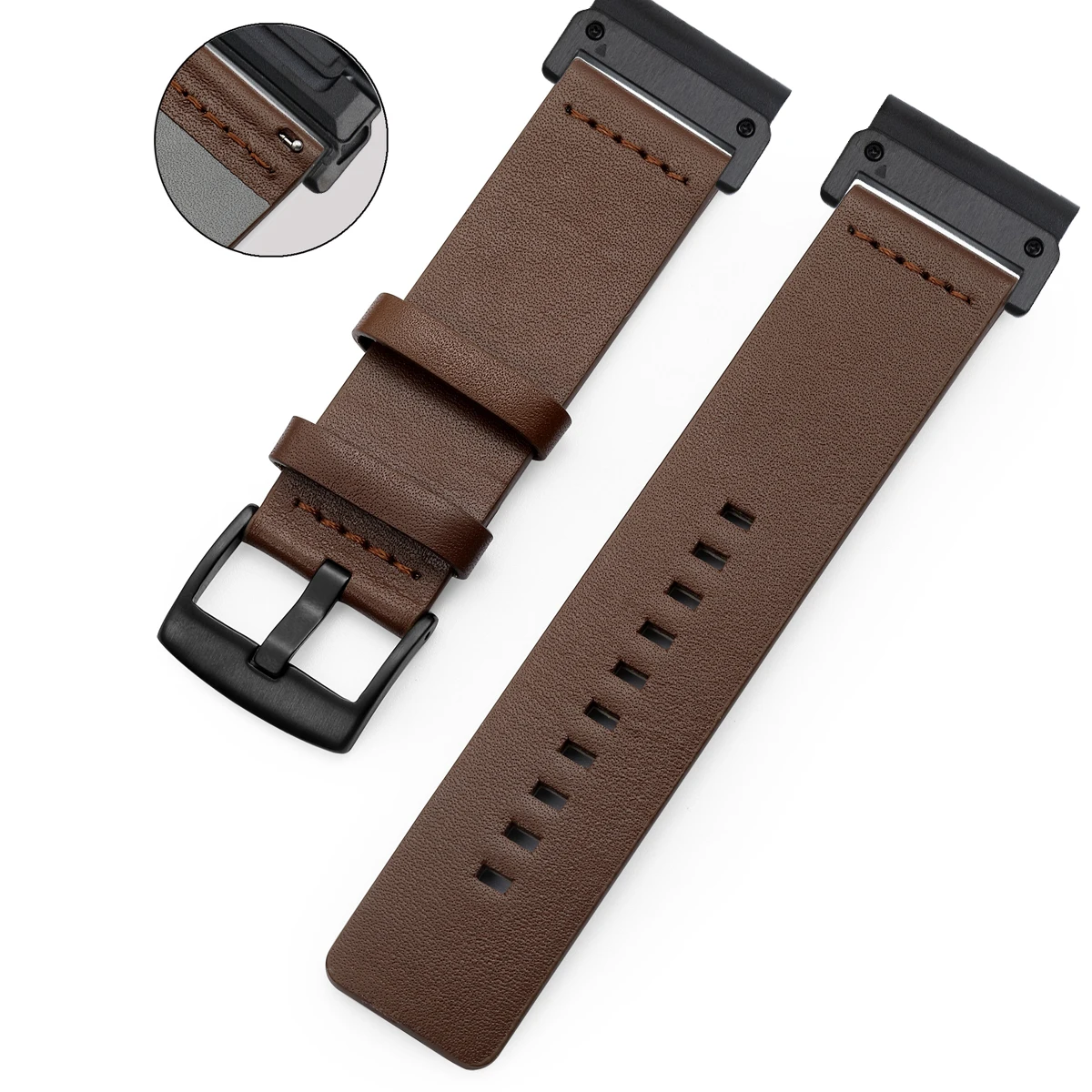 26 مللي متر 22 مللي متر سريعة تناسب حزام ل Garmin Fenix 8 E 7 7X 6X 6 5X 5 حلقة من جلد ل Forerunner 165 الموسيقى 745 965 245 265 255 سوار