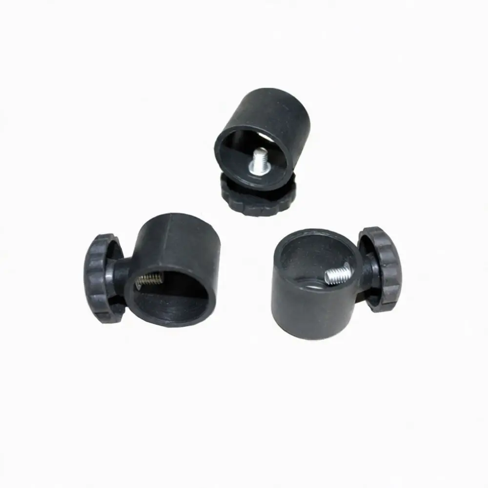 Furniture Leg Connector Round Pipe End Cap Extension Rod Adjustment Sleeve Plastic Adapter For DIY Shelving Repair Tool