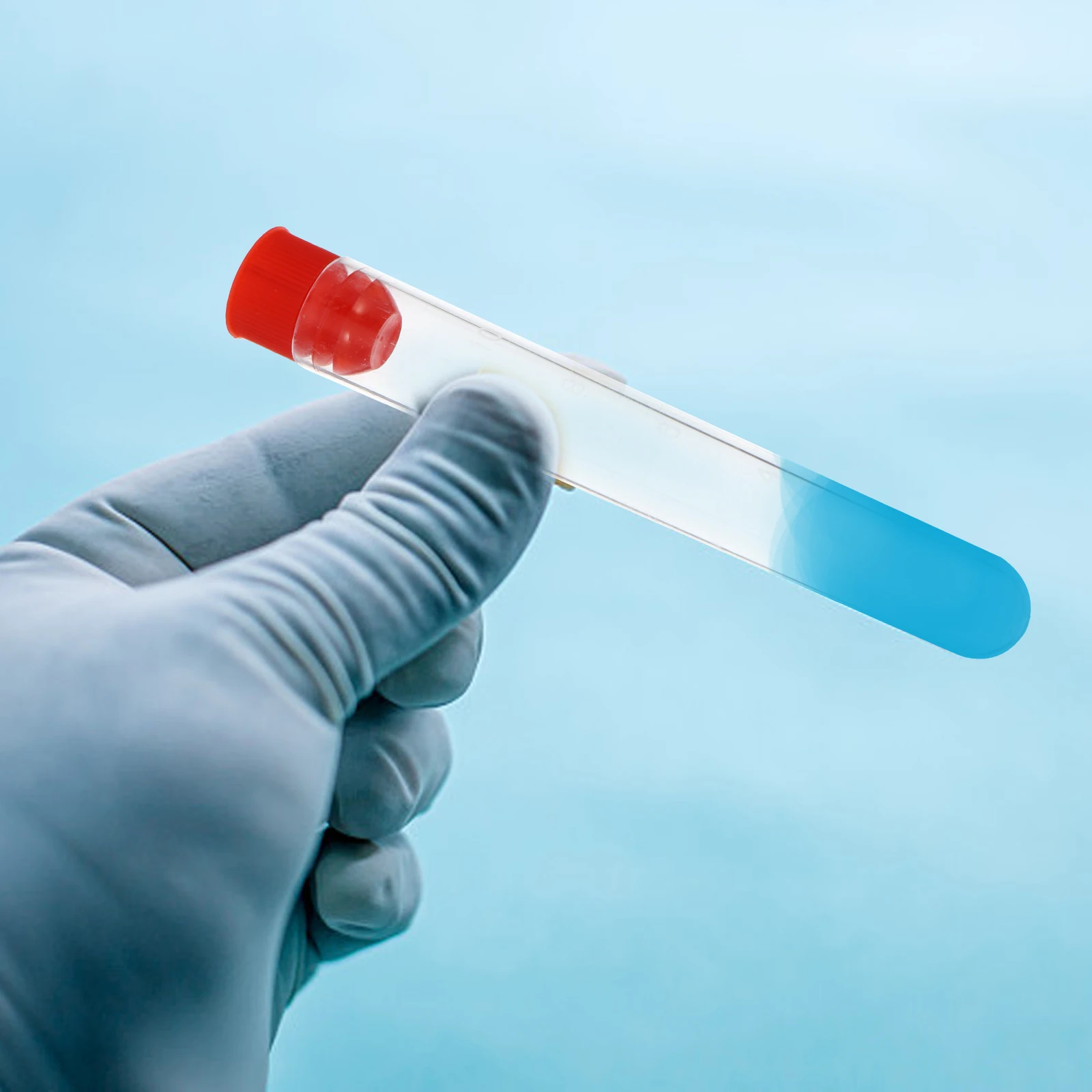 

1 set Test Test Tubes 16x105mm 10ml Graduations Tube Rack 16x50 Holes Plastic Travel Friendly