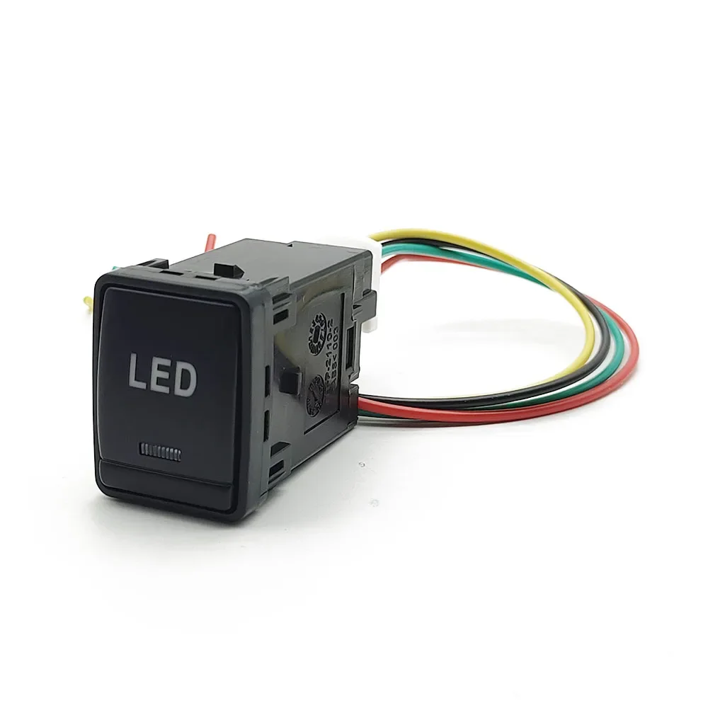 1PC Car Power on off DRL LED Light Music Button Steering Wheel Heating Switch with Wire for Nissan Teana Sylphy Qashqai X-TRAIL