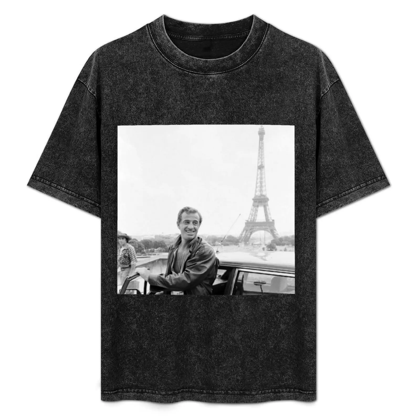 

Jean Paul Belmondo Classic T-Shirt Essential Solid Color T-Shirt
