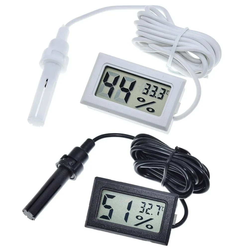 Mini LCD Digital Thermometer Hygrometer Gauge Tester Probe Incubator Aquarium Temperature Humidity Meter Sensor Detector Tester