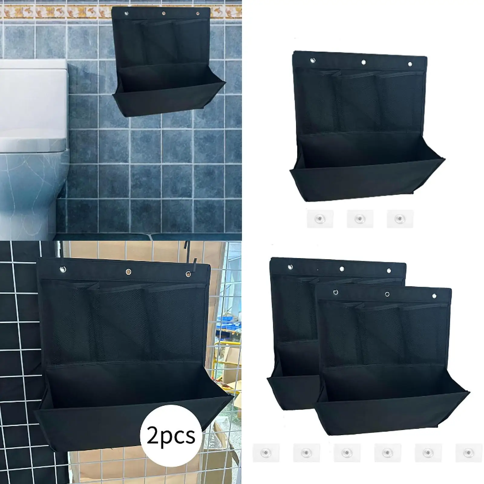 

Door Hanging Storage Bag Versatile Multi Pockets Multipurpose Wall Organizer for Bedroom Wall Shoes Camper Nursery Toys Bathroom