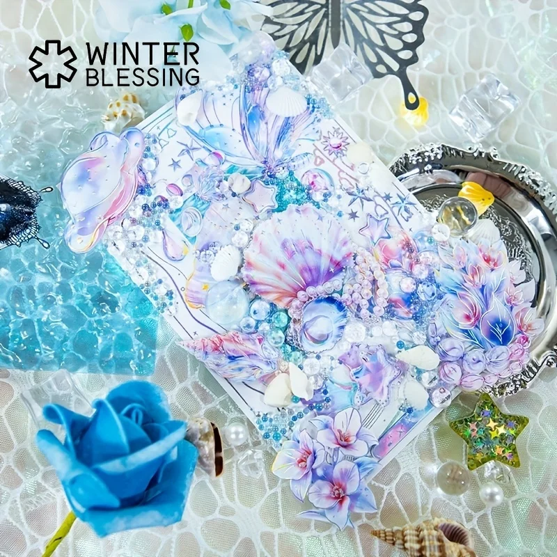 2 متر ليزر فضي فراشة بالونPET اشي الشريط سيدة زهرة شفافة لفة ملصقات شريط مزخرف لمجلة سكرابوكينغ