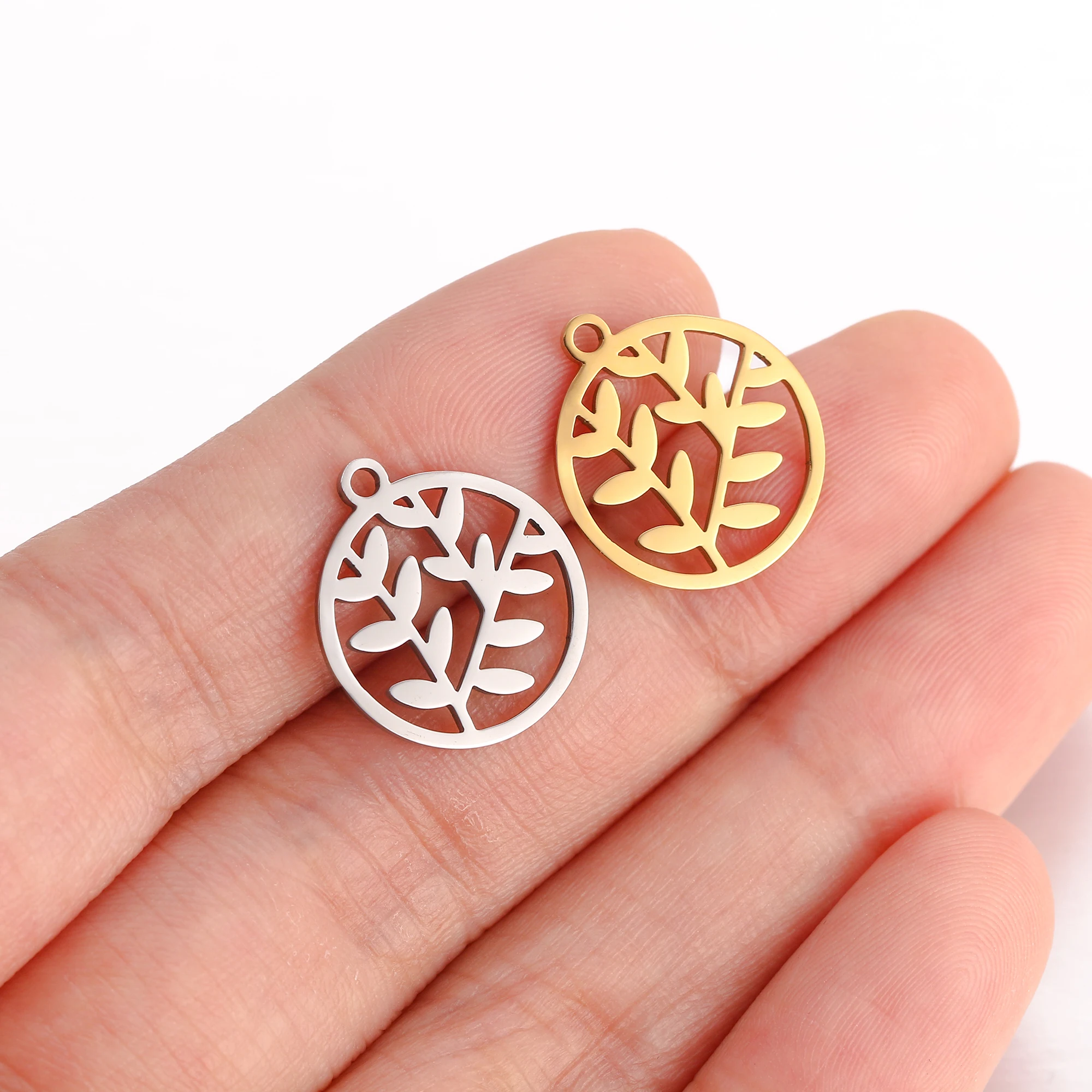 5 teil/los Edelstahl Charms Für Schmuck Machen Yoga Lotus Blume & Taiji Religion Amulett Anhänger Diy Ohrringe Halskette Armband – Detail 11