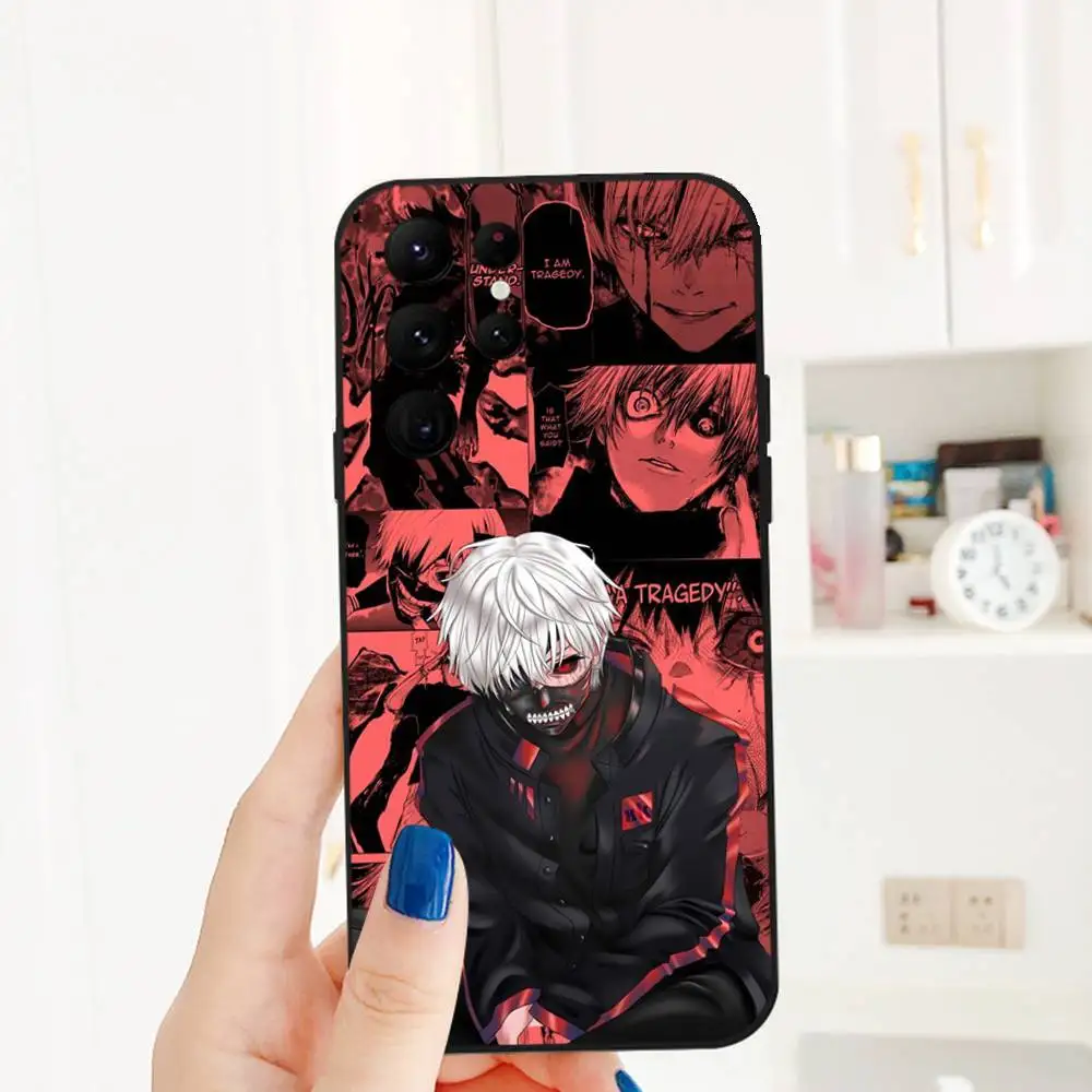 أنيمي T-Tokyo G-Ghoul جراب هاتف للهاتف S سلسلة S S20 S21 S22 S23 S24 FE زائد الترا بولي TPU لينة إلى غطاء صديق للبشرة