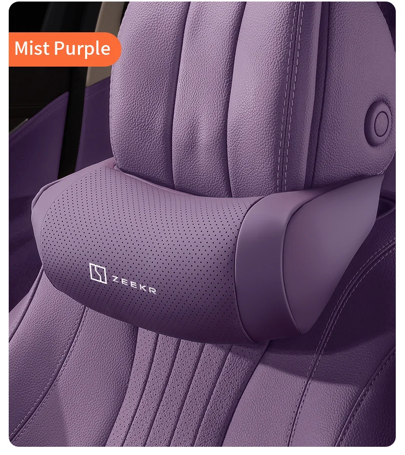 Für Zeekr X MIX 001 007 009 8X 9X 7X Atmungsaktive Auto-Kopfstütze Leder-Nackenstütze Sitz Atmungsaktives Weiches Nackenkissen oder Zubehör – Detail 19