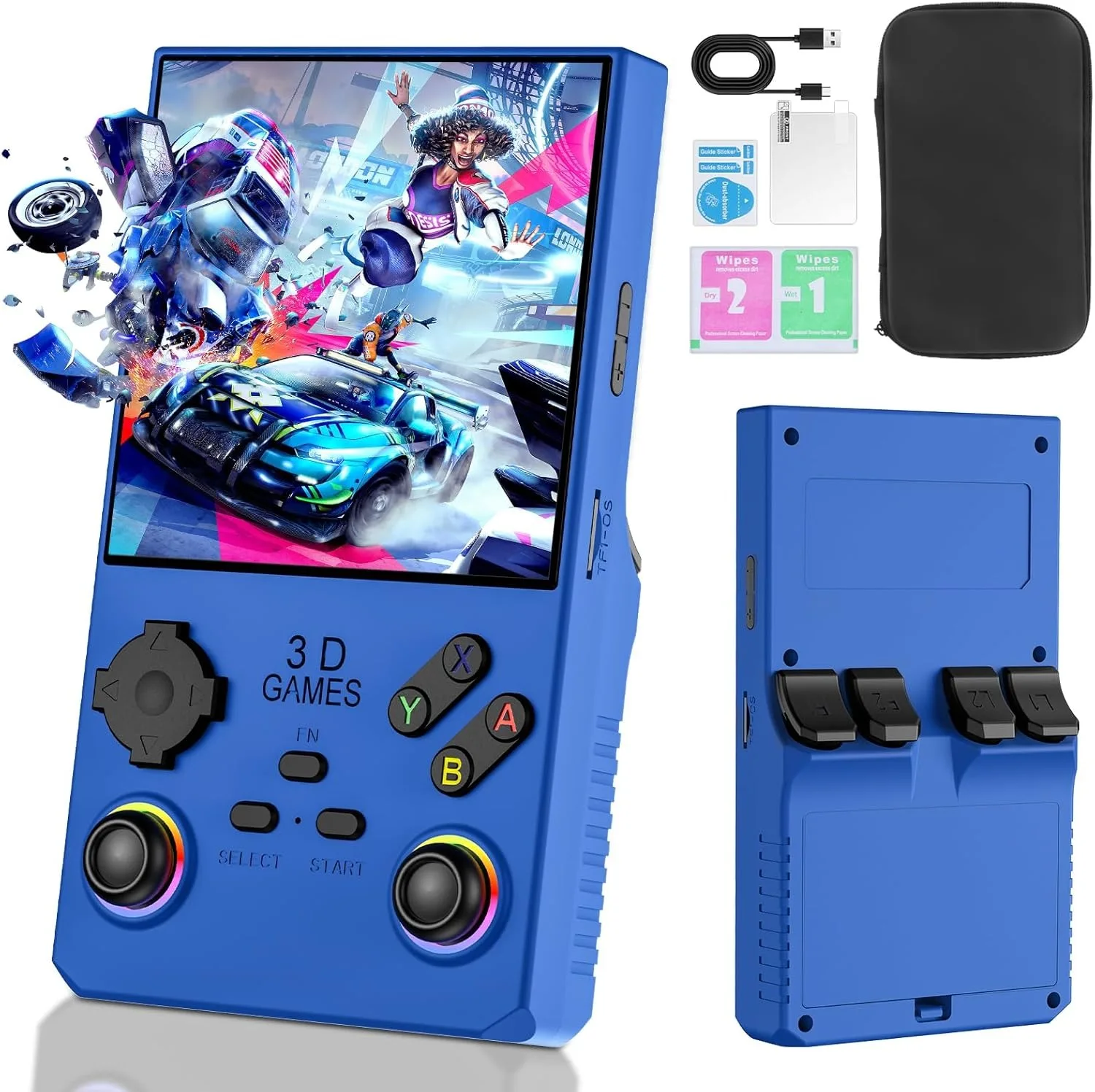 V40 MAX Consola Retro Portátil Con 40.000 Juegos, Pantalla IPS De 4 Pulgadas Y Batería De 4000 MAh – Ideal Para Revivir Clásicos