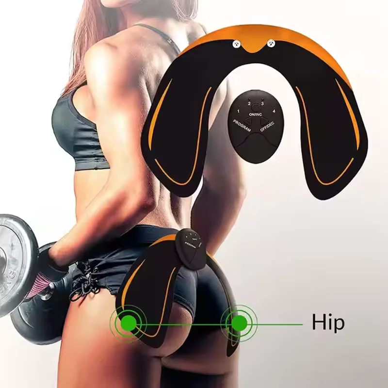 EMS Hip Muscle Stimulator Electric Massage Fitness Buttocks Abdominal Trainer Body Massager