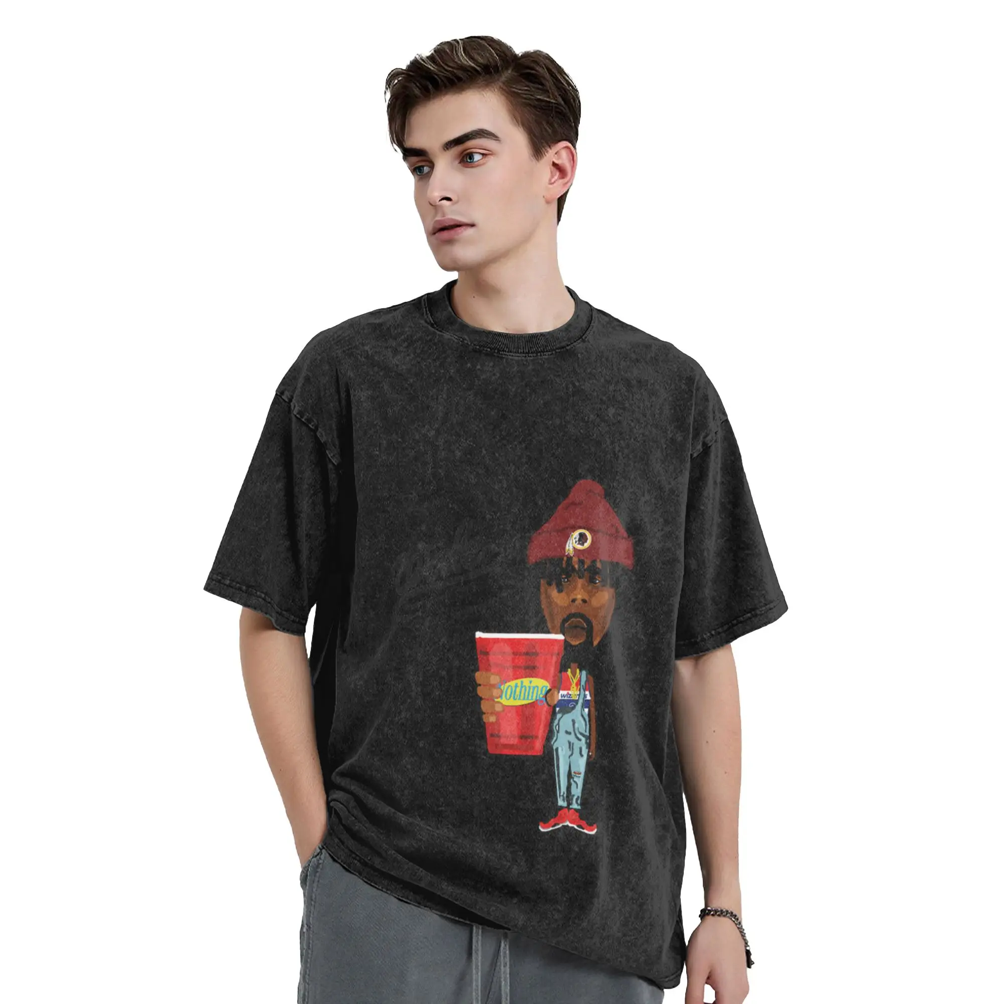 Nothing in Wale cup Classic Trendy A T-Shirt Oversized Short Sleeve Men's Women's Cotton Tees Tops