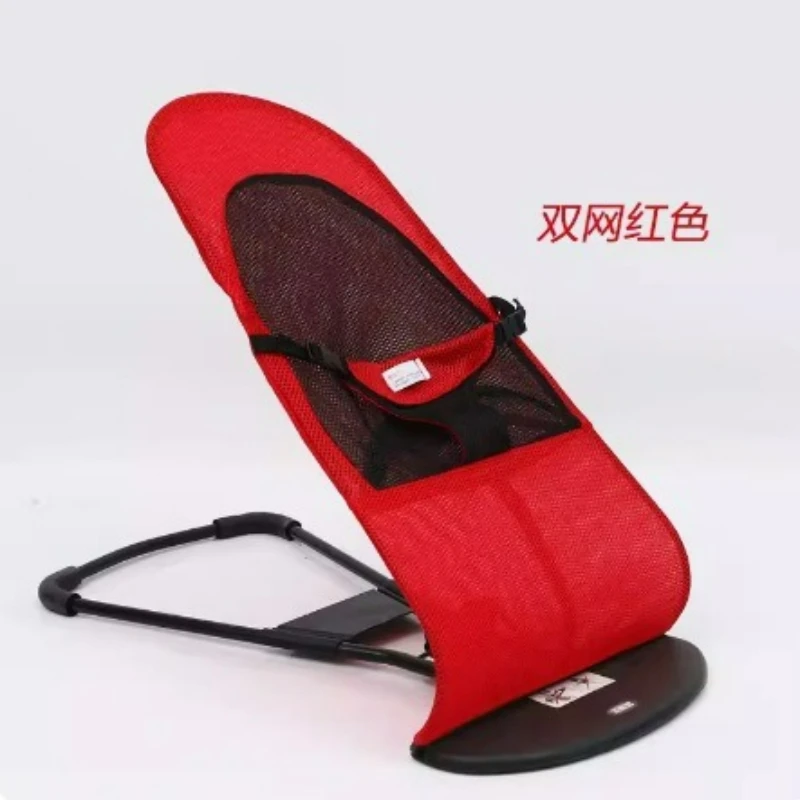 Baby rocking chair soothing baby soothing baby soothing cradle lounge chair foldable and adjustable 0-1 years old