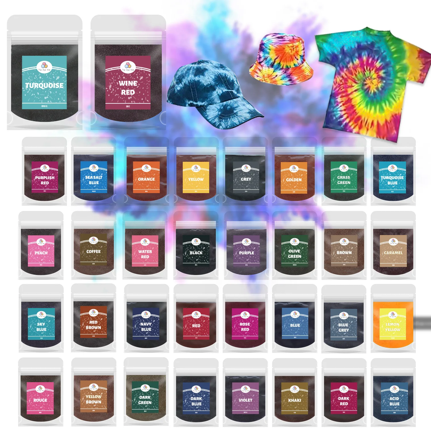 10g 10g Powder Dye Fabric Dyes Textile Dyeing Garment Tie Dyeing Cotton Nylon Multifunctional Pigment For Old Clothes Refurbishment - Aliexpress Deal