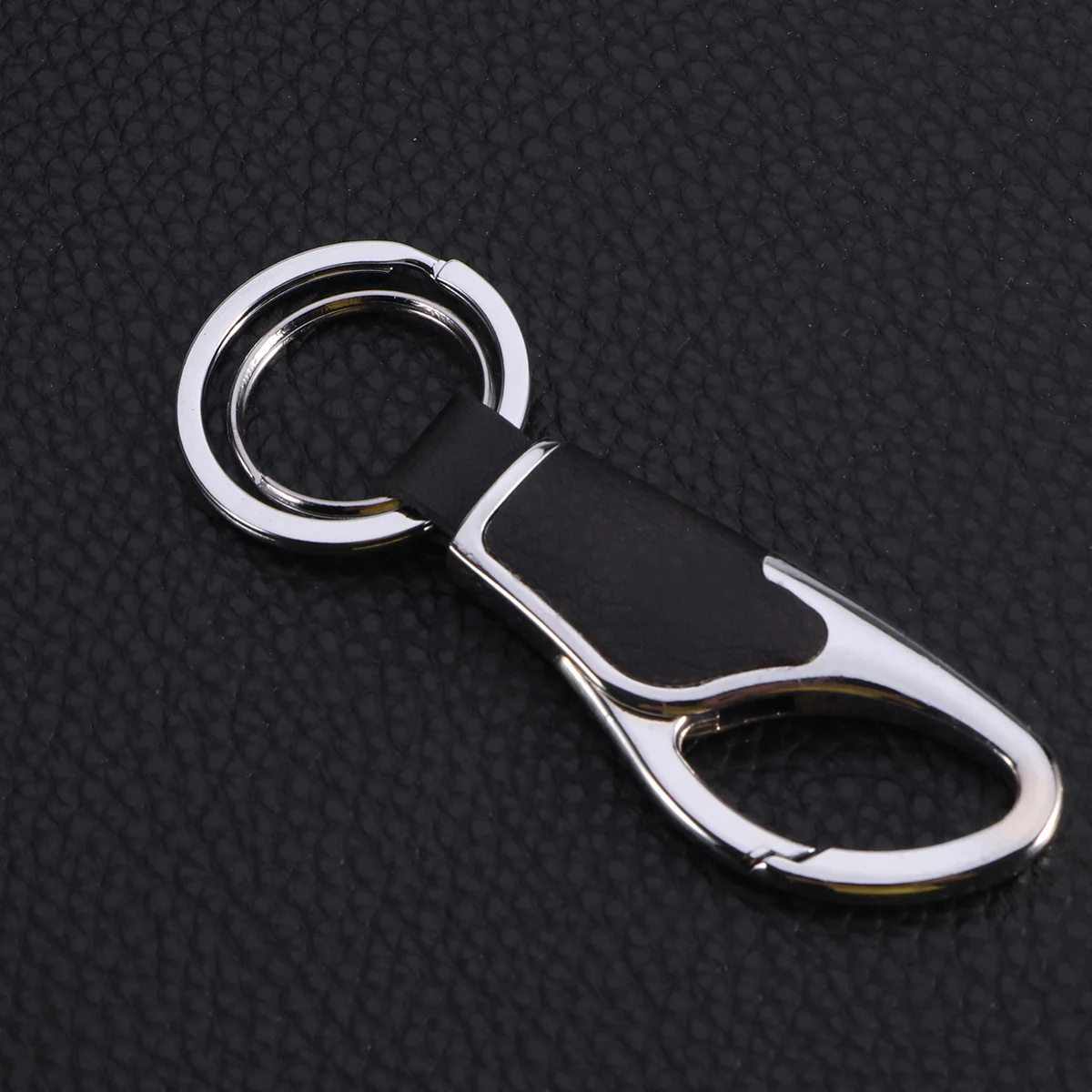 Portachiavi intarsiato in metallo per uomo Resistente ai graffi Design elegante Portachiavi durevole Portachiavi organizzatore