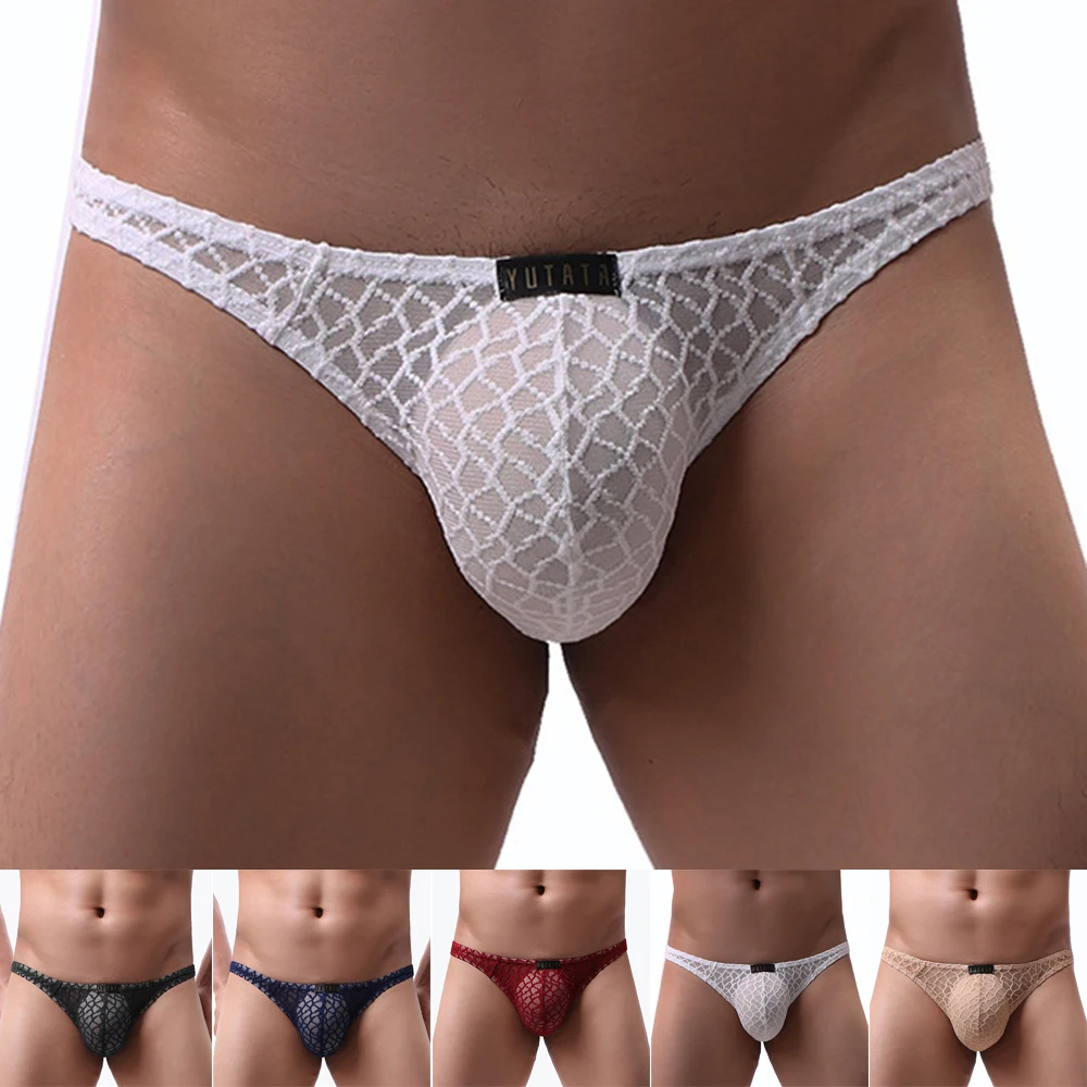Hot New Mens G-String Calzoncillos G String Bragas G-String Ropa interior G-string G-strings Transparente Gay Sheer