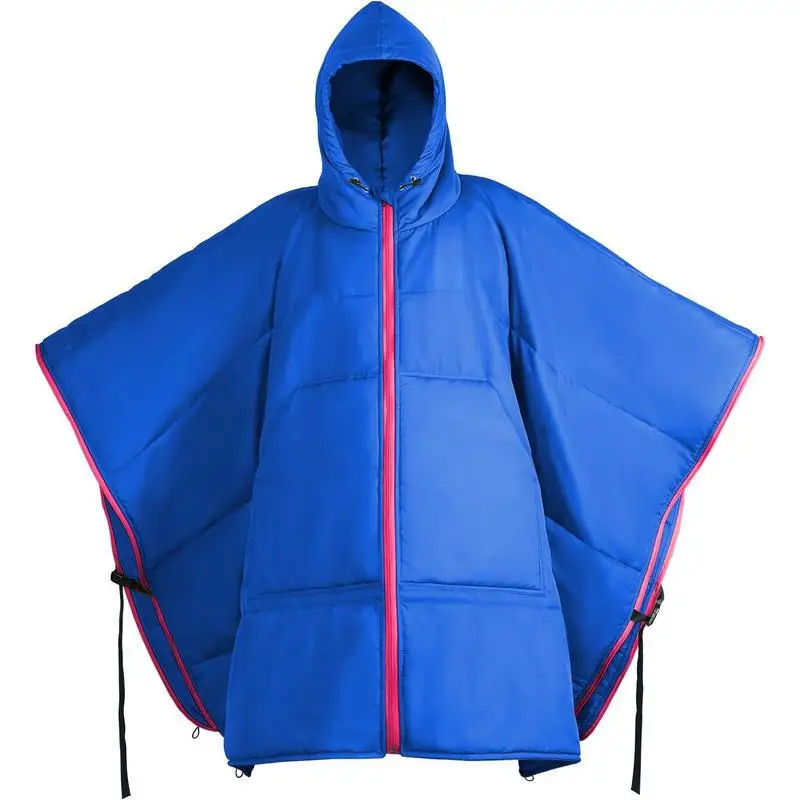 

Outdoor camping blankets, capes, wearable hooded blankets and blankets