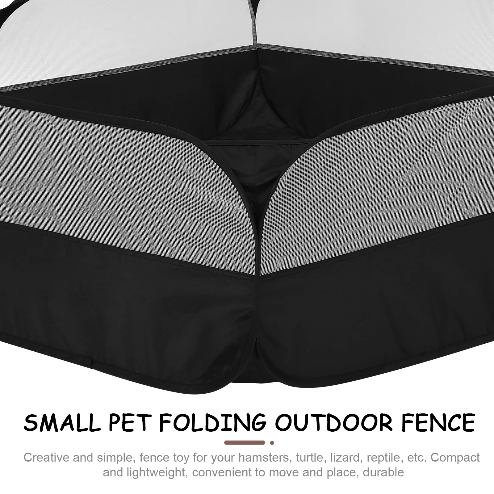 

Nylon Foldable Pet Playpen for Small Animals Indoor Hamster Cage Durable Portable Pet Fence Sturdy Design Healthy Safe Easy