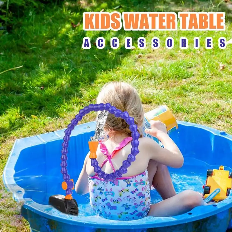 Pumpe für Wassertisch, Wasserpumpe, lustige Pumpe, Spielzeug, Wassertisch für Kleinkinder, Spiele im Freien, verstellbares Wasserversorgungsgerät, Wassertisch für Kinder