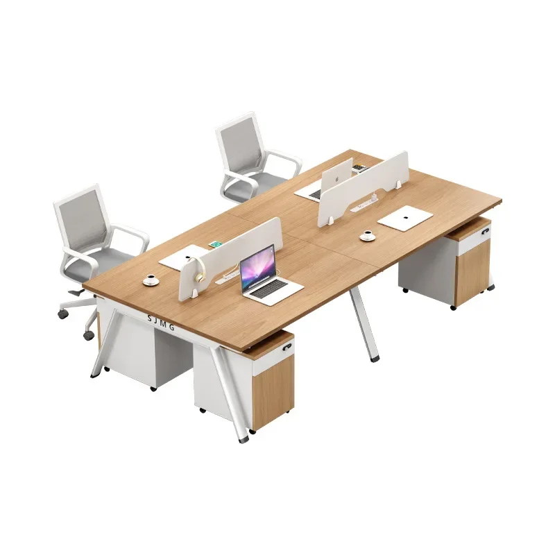 Modern Simple Office Desk for Office Easy Installation Durable Build Floor Protection Long Lasting Sturdy Construction