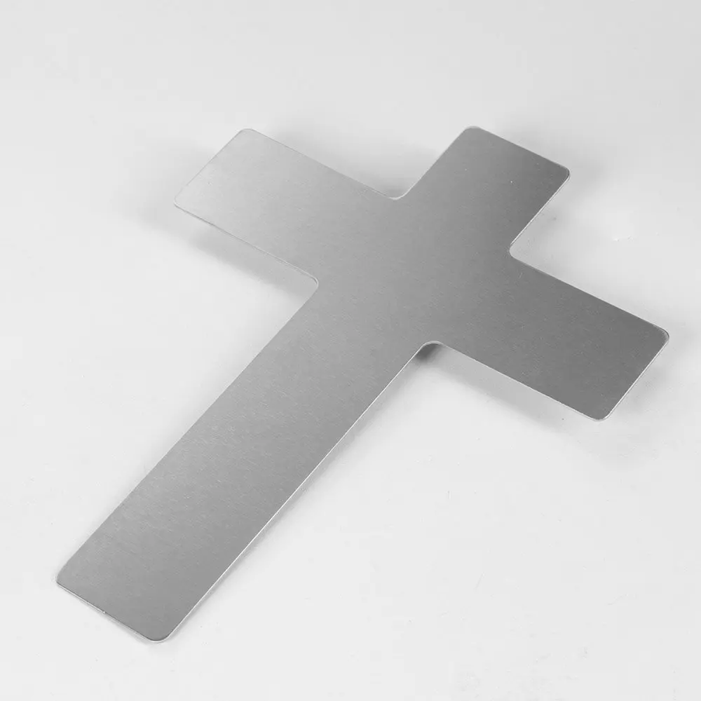 21x16cm Double Face Cross Cross Cross For Stainless Decoration