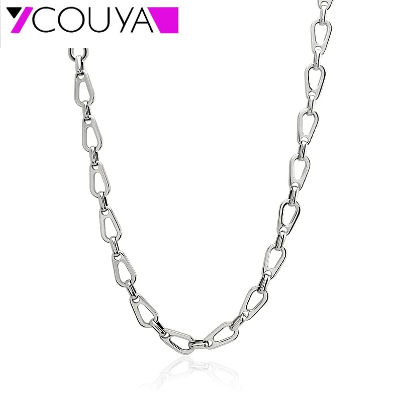 Romantic Stainless Steel necklace gold chokers necklace sliver Chains Necklaces cool Accessories for girl man